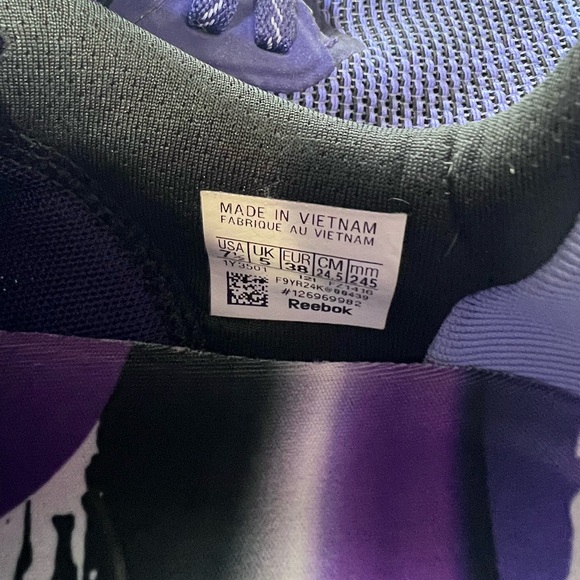 Reebok Women's Dark Orchid Nano X1 Grit Training Shoes Size 7.5 EUC - Picture 6 of 9